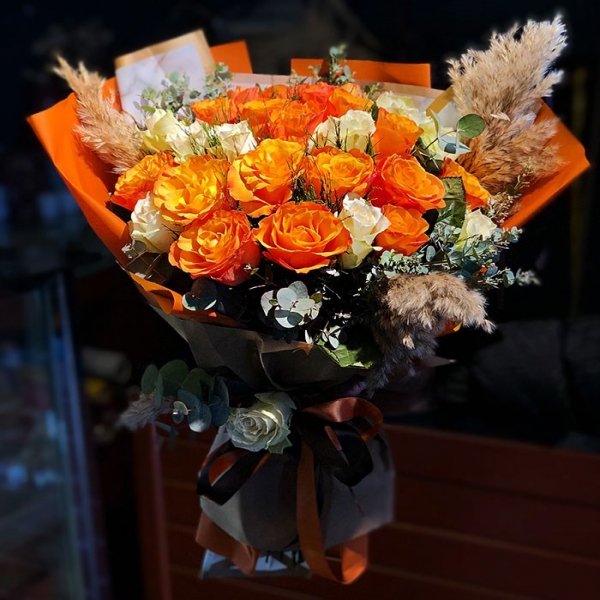 Orange Roses Resim 1