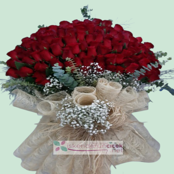 Abaka'da 101 Gül Buketi Resim 1