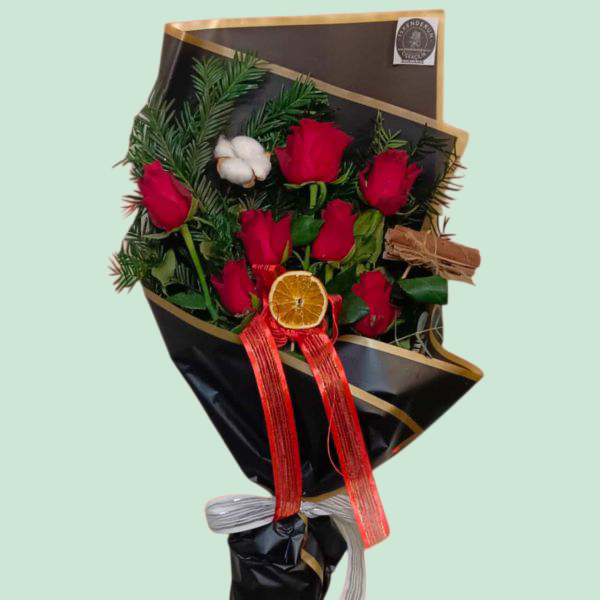 Yeni Yıl 7 Adet GÜL buketi Resim 1