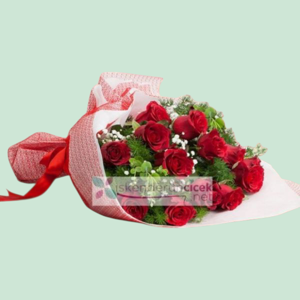 15 Adet Gül Buketi Resim 1