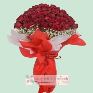  İskenderun Çiçekçiler - 50 Adet Gül Buketi