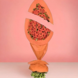 İskenderun Çiçekçi - Tek Katlı Vip Turuncu Çelenk