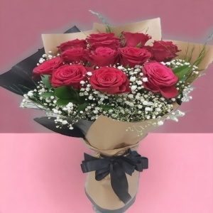  İskenderun Çiçek Gönder - 12li Rodos Kırmızı Gül Buketi