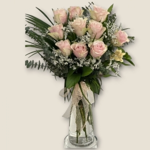  İskenderun Çiçek Gönder - Dekoratif İthal Pudra Gül Aranjmanı
