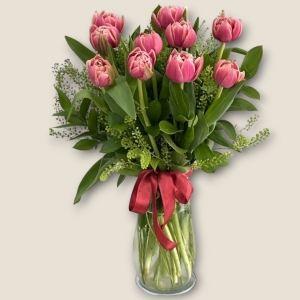  İskenderun Çiçekçiler - Vazoda İthal Pembe Lale