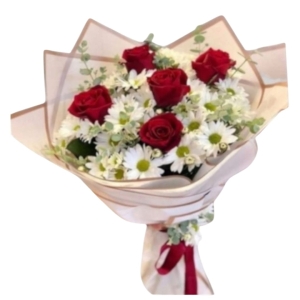  İskenderun Çiçek Gönder - Pelur Kağıt Papatya Gül Buketi