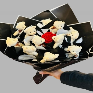  İskenderun Çiçekçiler - Peluş Ayıcık Buketi 2