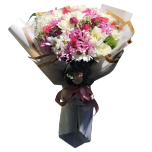  İskenderun Çiçek - Floral Birthday - Pembeli Buket Tasarımı