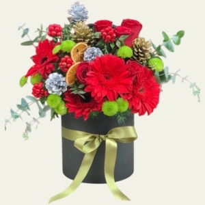  İskenderun Çiçek Gönder - Kutuda Kokina ve Kırmızı Gerberalar
