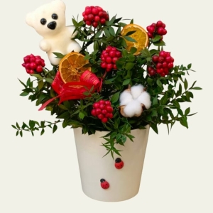  İskenderun Çiçekçiler - Seramik Vazoda Kokina Arajman