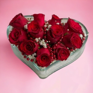  İskenderun Çiçekçiler - Kalp Mikada 11 Gül