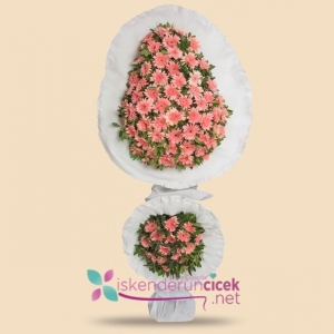  İskenderun Çiçek Siparişi - Çiftli Pembe Gerberalar Sepeti
