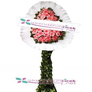  İskenderun Çiçek Siparişi - Tekli Pembe Gerberalar Sepeti 2