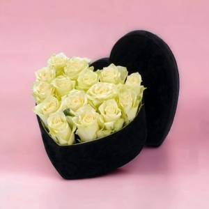 İskenderun Çiçekçi - Kutuda Beyaz Güller