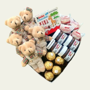  İskenderun Çiçek - Sevimli Peluş Ayıcıklar ve Çikolatalar