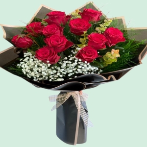 İskenderun Çiçekçi - 10 Kırmızı Gül Buketi