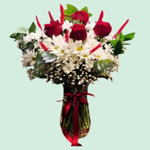  İskenderun Çiçek - Kutuda Mix Gül & Çikolata