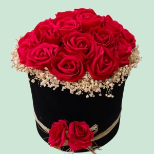  İskenderun Çiçek - Kutuda Yapay Kadife Güller