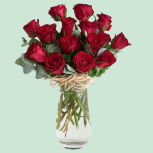  İskenderun Çiçek Siparişi - Paşabahçe vazoda 15 Adet Gül