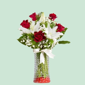  İskenderun Çiçek - Gül Lilyum Aranjmanı