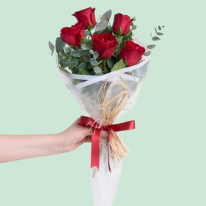  İskenderun Çiçek Gönder - 5 Kırmızı Gül Buket
