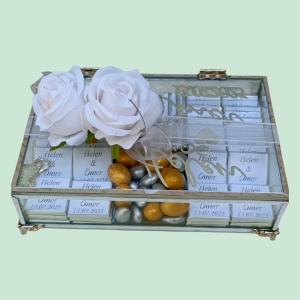  İskenderun Çiçek Siparişi - Gümüş Kız isteme Çikolatası