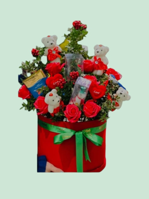 İskenderun Çiçekçi - Red Love Kokina Arajmanı